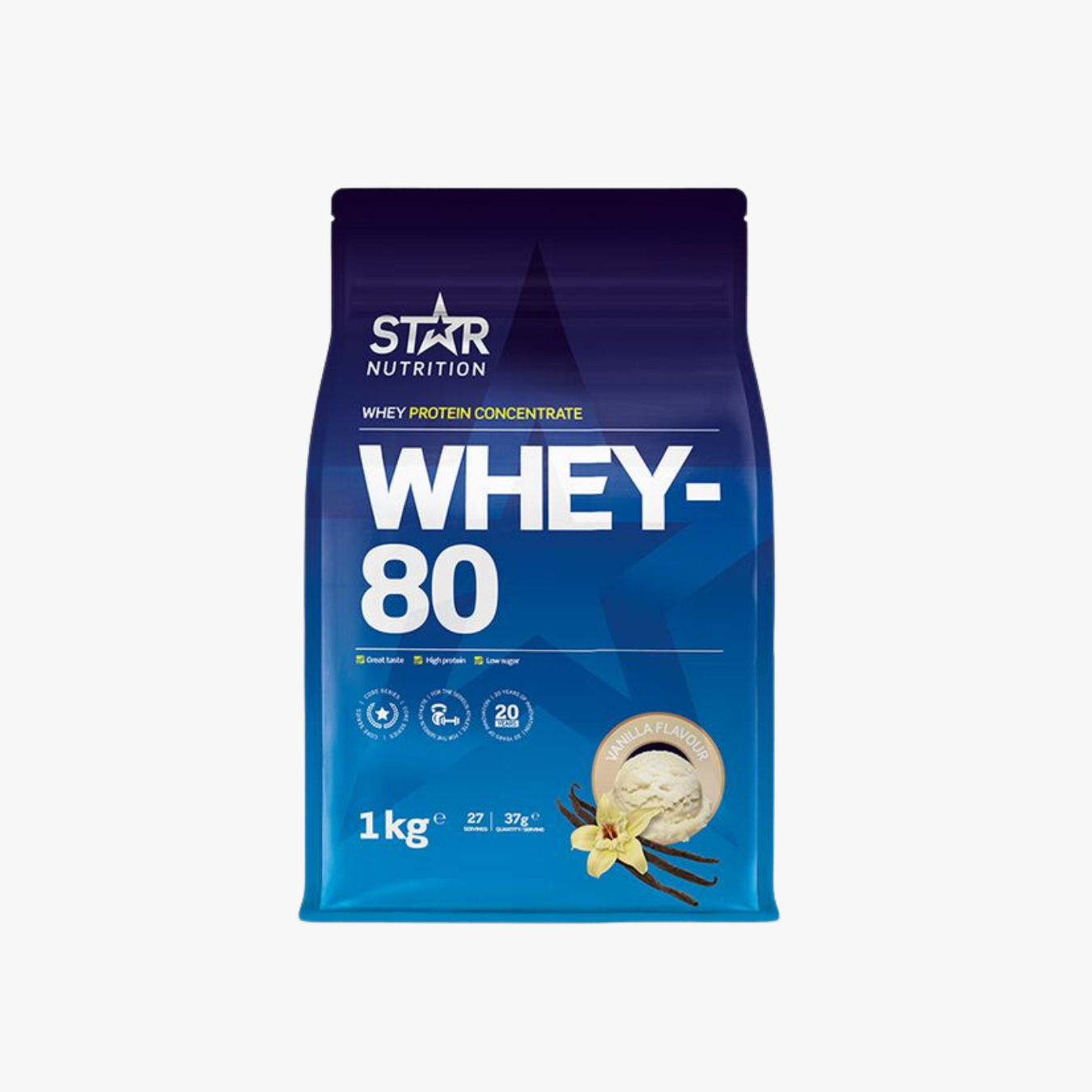 Whey-80 1000 g - Heraproteiinijauhe
